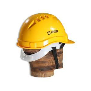 Ventra ld Yellow Helmet - Plastic Material, Lightweight Design, Yellow Color | Industrial & Construction Use, UV Protection, Waterproof, Head Safety Slot 40