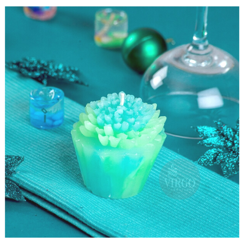 Tart Dahlia: Green, Lemon Grass 2 pieces