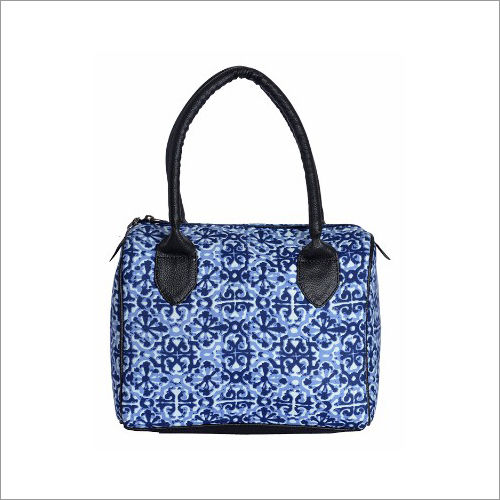 Ladies Printed Fabric Handbag