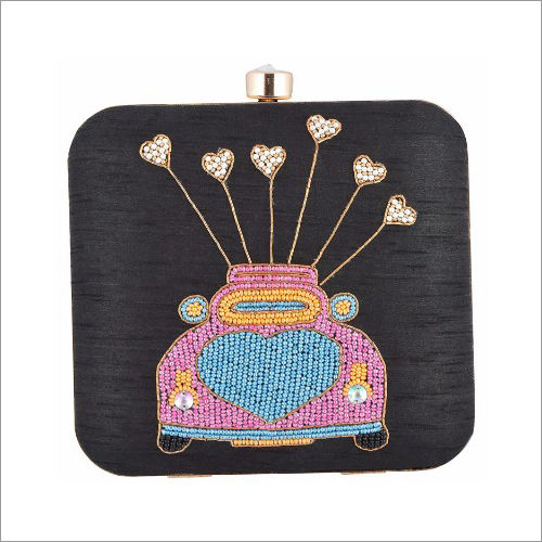 Ladies Designer Zardosi Clutch