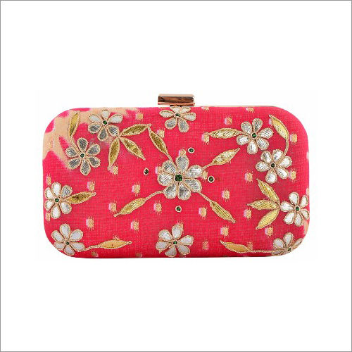 Ladies Designer Gota Pati Work Clutch