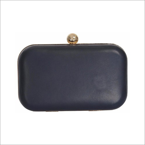 Ladies Plain Leather Clutch