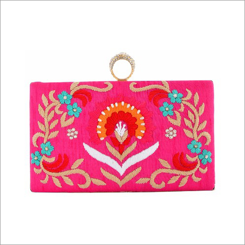 Ladies Heavy Embroidered Clutch