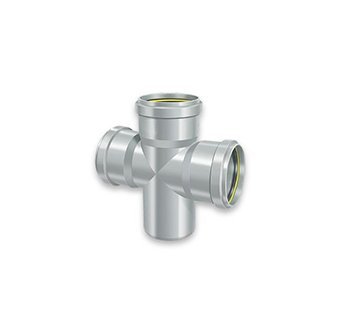 Grey Swr Fittings Cross Tee