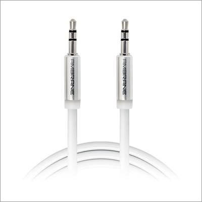 Audio Cables - PVC Material, High Flexibility, Durable Nylon Braided Cover | Tangle-Free Design, Best Sound Quality