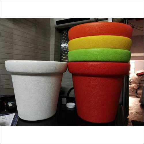 Multi Color Plastic Flower Pots