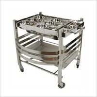 Stainless Steel Snacks Trolley