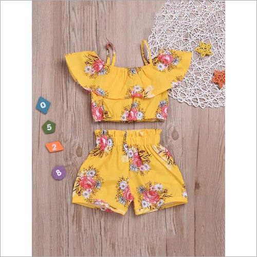 Polyester Girls Suit Set