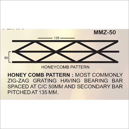 Zig Zag Pattern Metal Grating