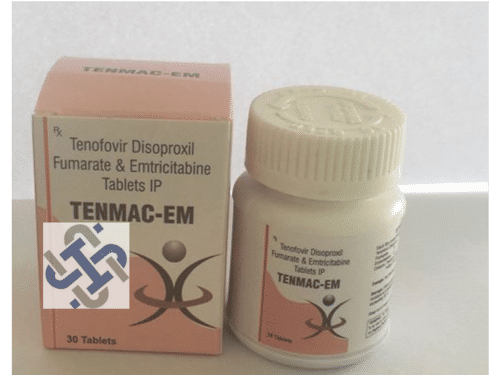 Tenmac Em Tenofovir Disoproxil Fumarate 300 mg Emtricitabine 200mg Tablet