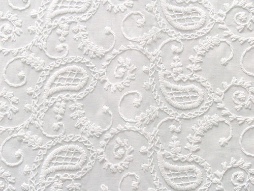 Chikankari Embroidered Fabric/Chikankari Embroidery Service