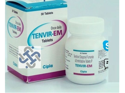 Tenvir EM Emtricitabine 200mg  Tenofovir disoproxil fumarate 300mg Tablet