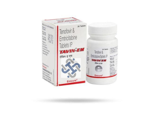 Tavin EM Emtricitabine 200mg  Tenofovir disoproxil fumarate 300mg TABLETS