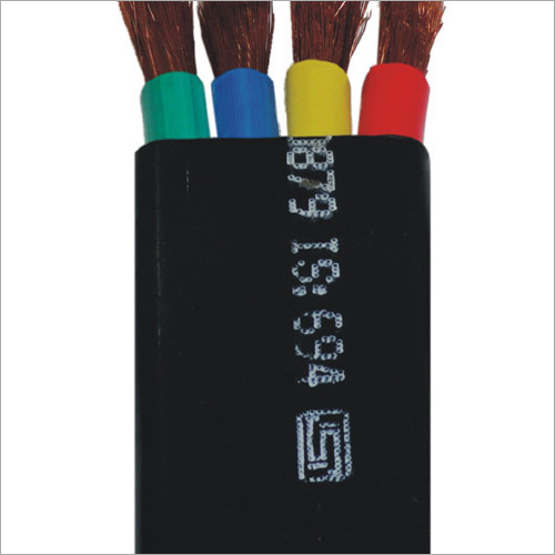 PVC Insulated Flexible Four Core Flat Cable By HI-TECH CABLE INDUSTRIES