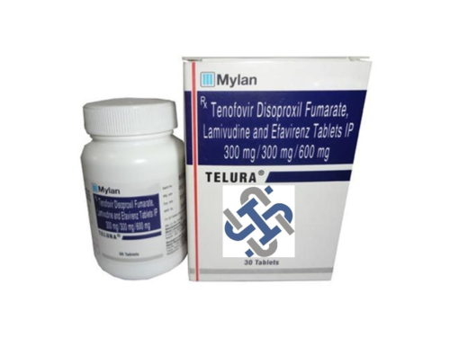 TELURA Lamivudine 300mg Tenofovir disoproxil fumarate 300mg  Efavirenz 600mg TABLETS