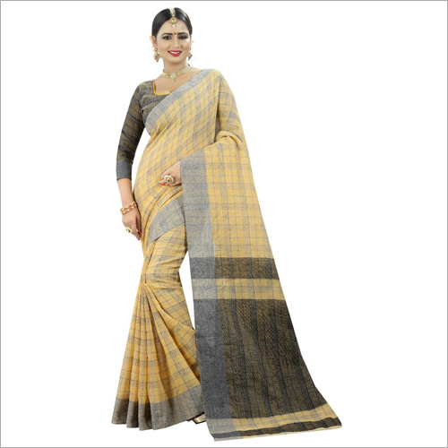 Ladies Soft Cotton Silk Saree