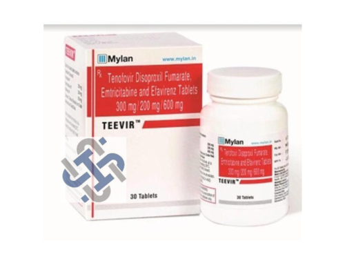 Teevir Emtricitabine 200mg Tenofovir disoproxil fumarate 300mg  Efavirenz 600mg Tablets