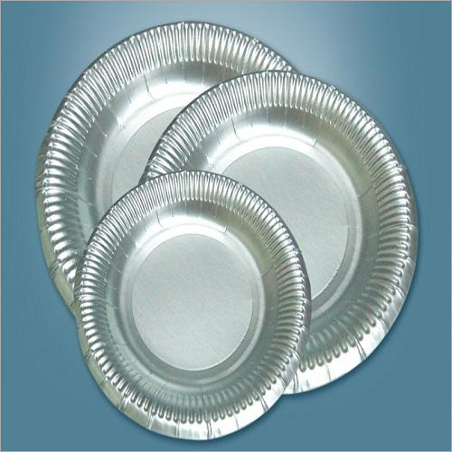 White Disposable Paper Dona Plate