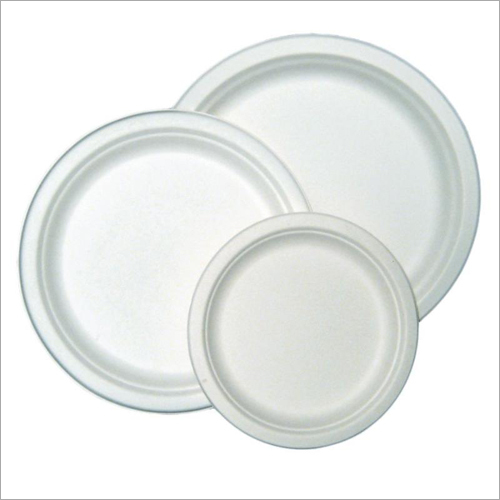 White Disposable Thermocol Plate