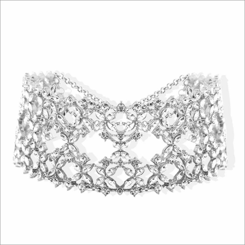 Necklaces - Abida Choker Silver
