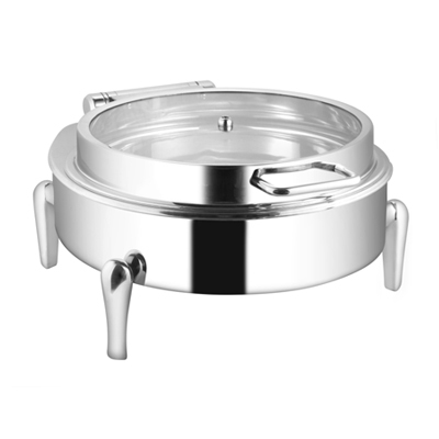 Round Full Glass Chafer With Neo Legs