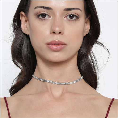 Necklaces - Lili Choker Silver