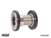 Chrome Plated Door Eye - Brass Material, 18-57mm Size Range, Chrome Silver Finish, 25mm Diameter Hole, 180â° Viewing Area, Easy Installation