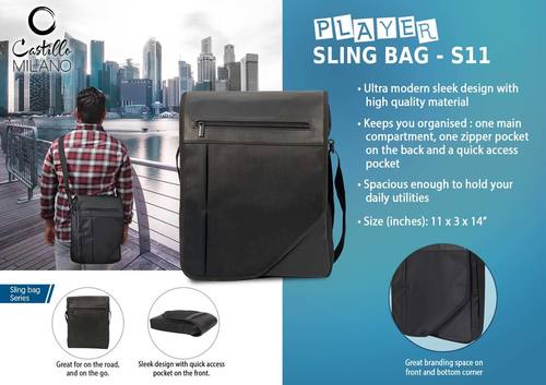 Fabric Player Sling Bag