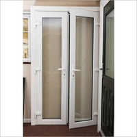 Upvc Openable Casement Door - 2.2mm Thickness , White Color , Inward/outward Open Style , Includes Handles And 3d Hinges