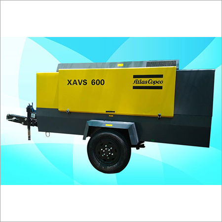 Atlas Copco Diesel Screw Air Compressor XAVS 600 On Rental