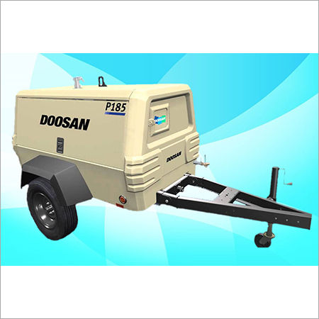 IR-Doosan - Screw Diesel Air Compressor On Rental P-185