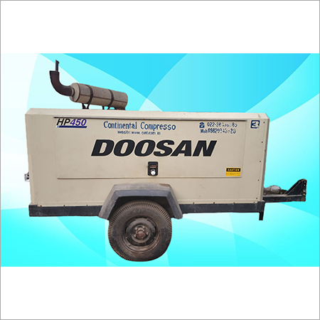 IR-Doosan  HP 450 150 Screw Diesel Air Compressor On Rental