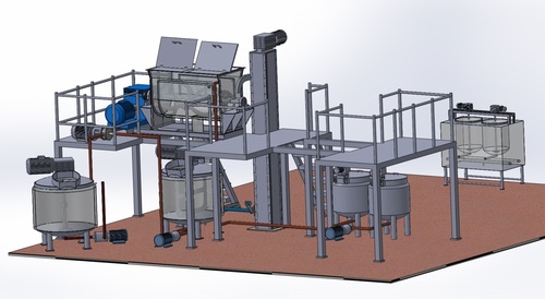 RUTF Processing Plant - Semi-Automatic, Stainless Steel, 10-30 Inch | Complete Turnkey Solution for Roasted Peanuts to RUTF