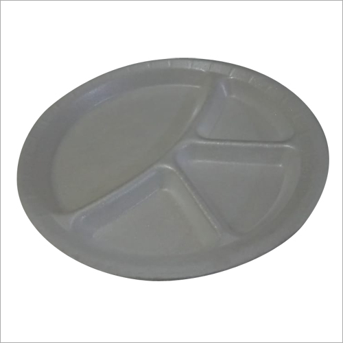 Multicompartment Disposable Paper Plate