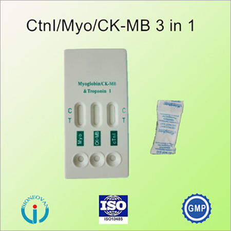 Cardiac Markers Combo (cTnl/Myo/CK-MB) Rapid Test