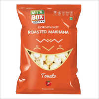 Roasted Makhana Tomato Flavour - Organic Lotus Seed, 5 Suta Size | Dried, Air-tight Packaged, High In Protein And Fiber
