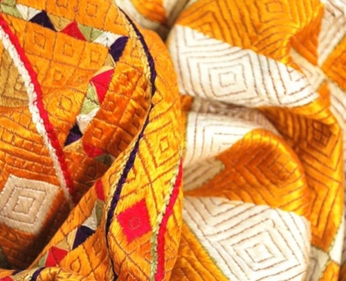 Phulkari Work Fabric