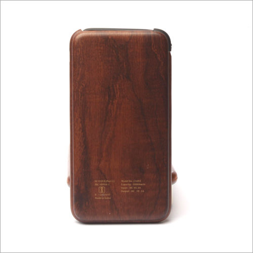 10000mha C Type Wooden Power Bank