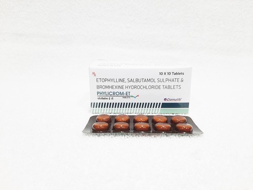 Etofylline, Terbutaline & Bromhexine Hydrochloride Tablet Cas No: T16054