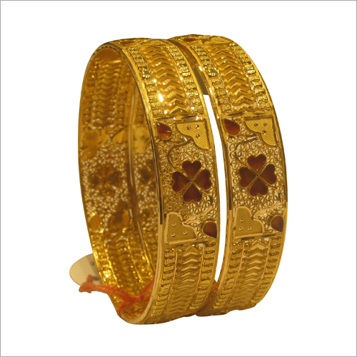 Ladies Designer Gold Bangles