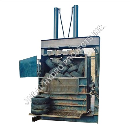 Vertical Tyre Baling Press