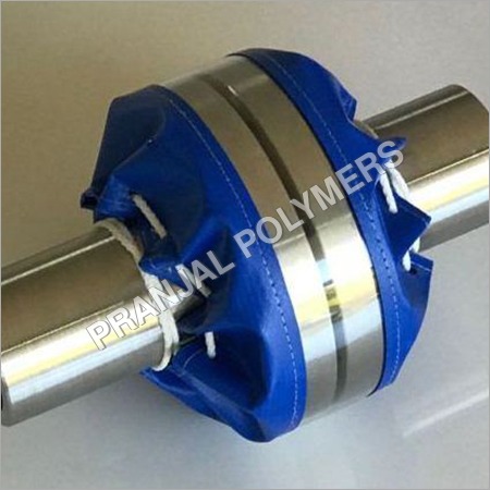 Blue Pvc Flange Guards With Transparent Cover