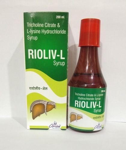 Tricholine Citrate & L- Lysine Hydrochloride Syrup