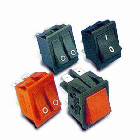 Rocker Switch/Power Connector with Neon Lamp