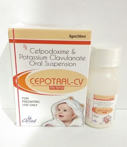 Cefpodoxime & potassium clavulanate Oral suspension