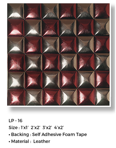 Wall Frame Materials Leather Panel