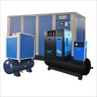 Lubricated 30 Kv Screw Compressor