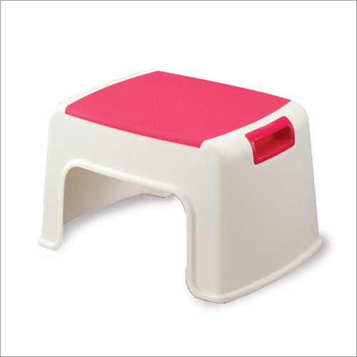 White And Pink Harmony Small Stool