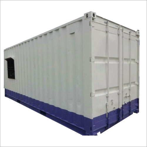 Prefabricated Portable Cabin - Steel, Variable Dimensions, Off-White | Portable, Durable, Easy Install, Versatile, Optional Insulation, One Window