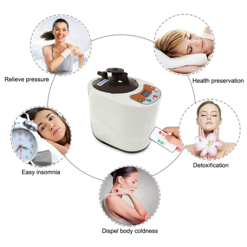 Remote Control Sauna Steamer Herbal Steam Pot Dimension(L*W*H): 26X22X26 Inch (In)